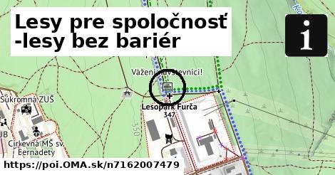 Lesy pre spoločnosť -lesy bez bariér