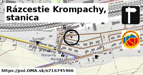 Rázcestie Krompachy, stanica