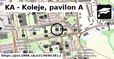 KA - Koleje, pavilon A