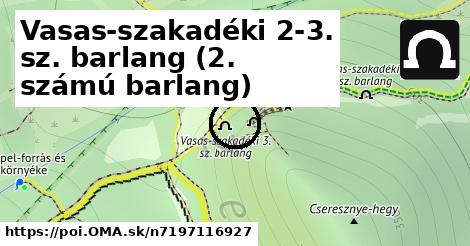 Vasas-szakadéki 2-3. sz. barlang (2. számú barlang)