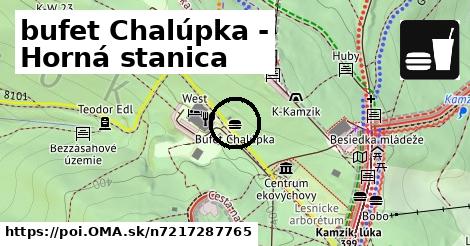 bufet Chalúpka - Horná stanica