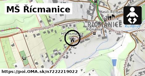 MŠ Řícmanice