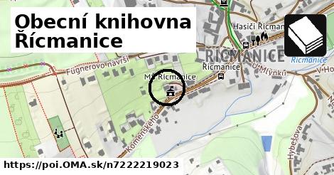 Obecní knihovna Řícmanice