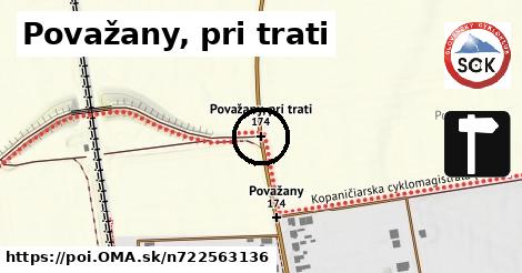 Považany, pri trati