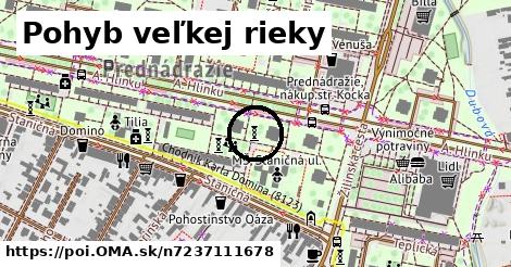 Pohyb veľkej rieky