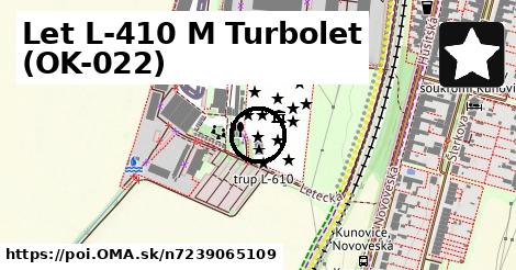 Let L-410 M Turbolet (OK-022)