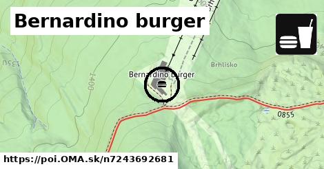 Bernardino burger