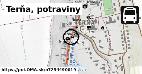 Terňa, potraviny