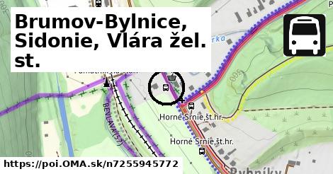 Brumov-Bylnice, Sidonie, Vlára žel. st.