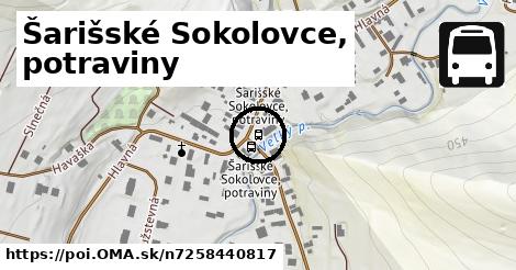 Šarišské Sokolovce, potraviny