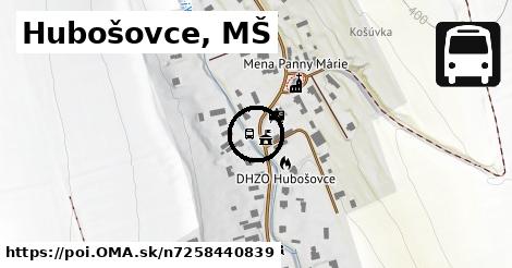 Hubošovce, MŠ