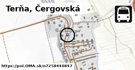 Terňa, Čergovská