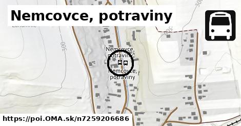 Nemcovce, potraviny