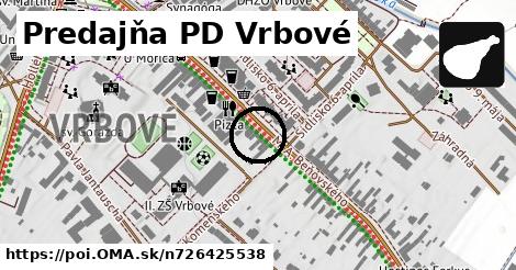 Predajňa PD Vrbové