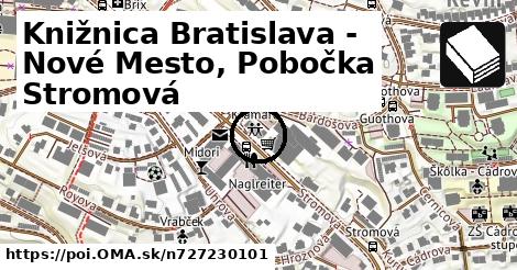 Knižnica Bratislava - Nové Mesto, Pobočka Stromová