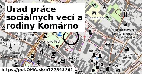 Úrad práce sociálnych vecí a rodiny Komárno