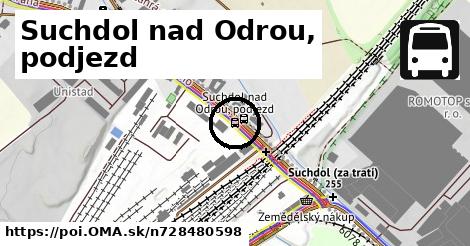 Suchdol nad Odrou, podjezd