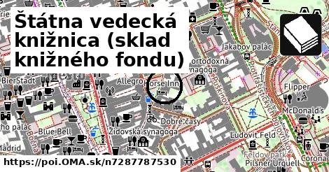 Štátna vedecká knižnica (sklad knižného fondu)