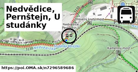 Nedvědice, Pernštejn, U studánky