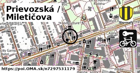 Prievozská / Miletičova