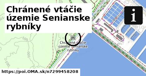 Chránené vtáčie územie Senianske rybníky