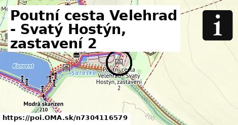 Poutní cesta Velehrad - Svatý Hostýn, zastavení 2