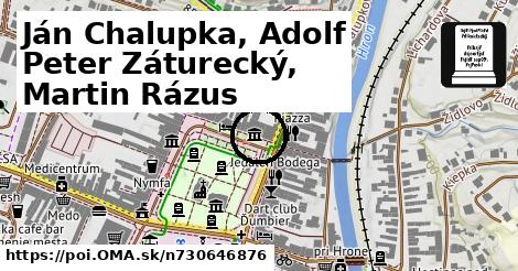 Ján Chalupka, Adolf Peter Záturecký, Martin Rázus