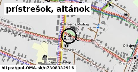 prístrešok, altánok