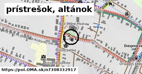 prístrešok, altánok