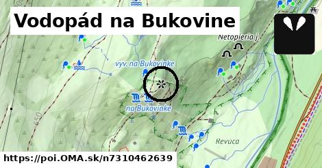 Vodopád na Bukovine