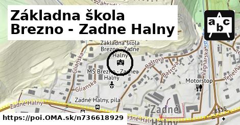 Základna škola Brezno - Zadne Halny