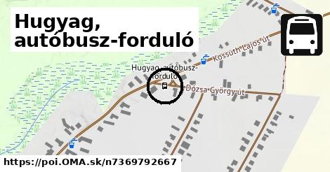 Hugyag, autóbusz-forduló