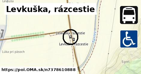 Levkuška, rázcestie