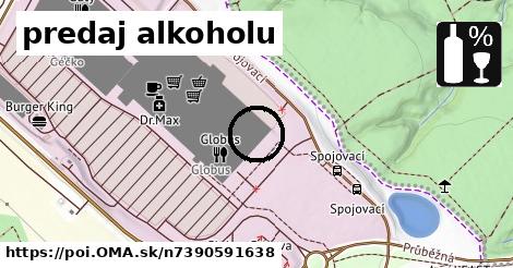 predaj alkoholu