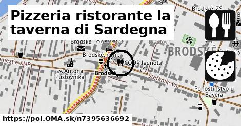 Pizzeria ristorante la taverna di Sardegna