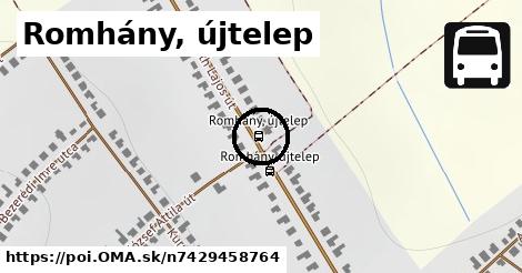 Romhány, újtelep