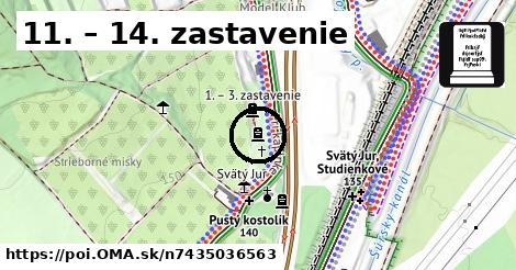 11. – 14. zastavenie