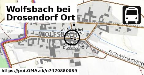 Wolfsbach bei Drosendorf Ort