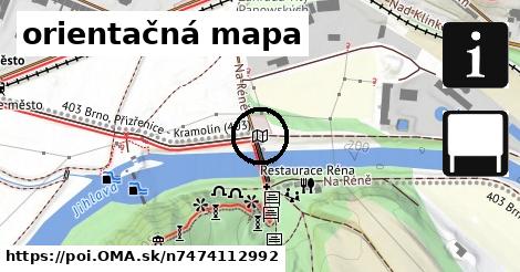 orientačná mapa