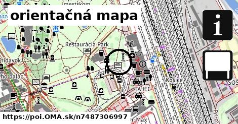 orientačná mapa