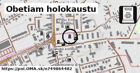 Obetiam holokaustu