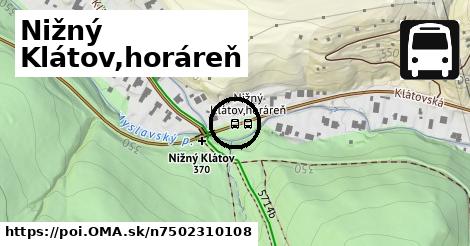 Nižný Klátov,horáreň