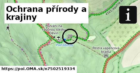 Ochrana přírody a krajiny