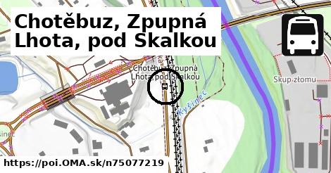 Chotěbuz, Zpupná Lhota, pod Skalkou