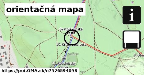 orientačná mapa