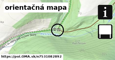 orientačná mapa