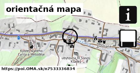 orientačná mapa