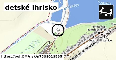 detské ihrisko