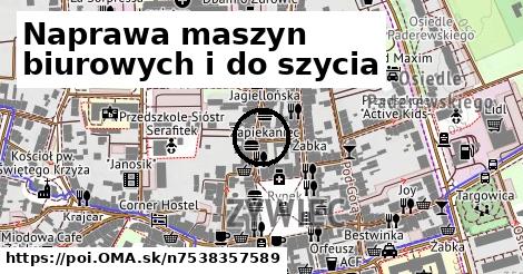 Naprawa maszyn biurowych i do szycia