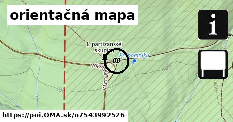 orientačná mapa